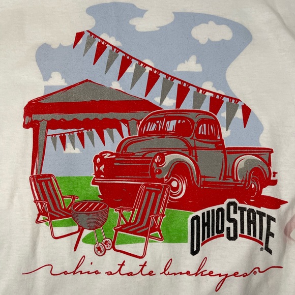 Ohio State Mens Long Sleeve Shirt OSU Buckeyes T-Shirt - Picture 2 of 6